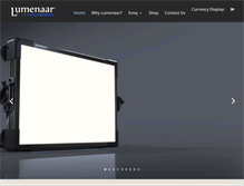 Tablet Screenshot of lumenaar.com